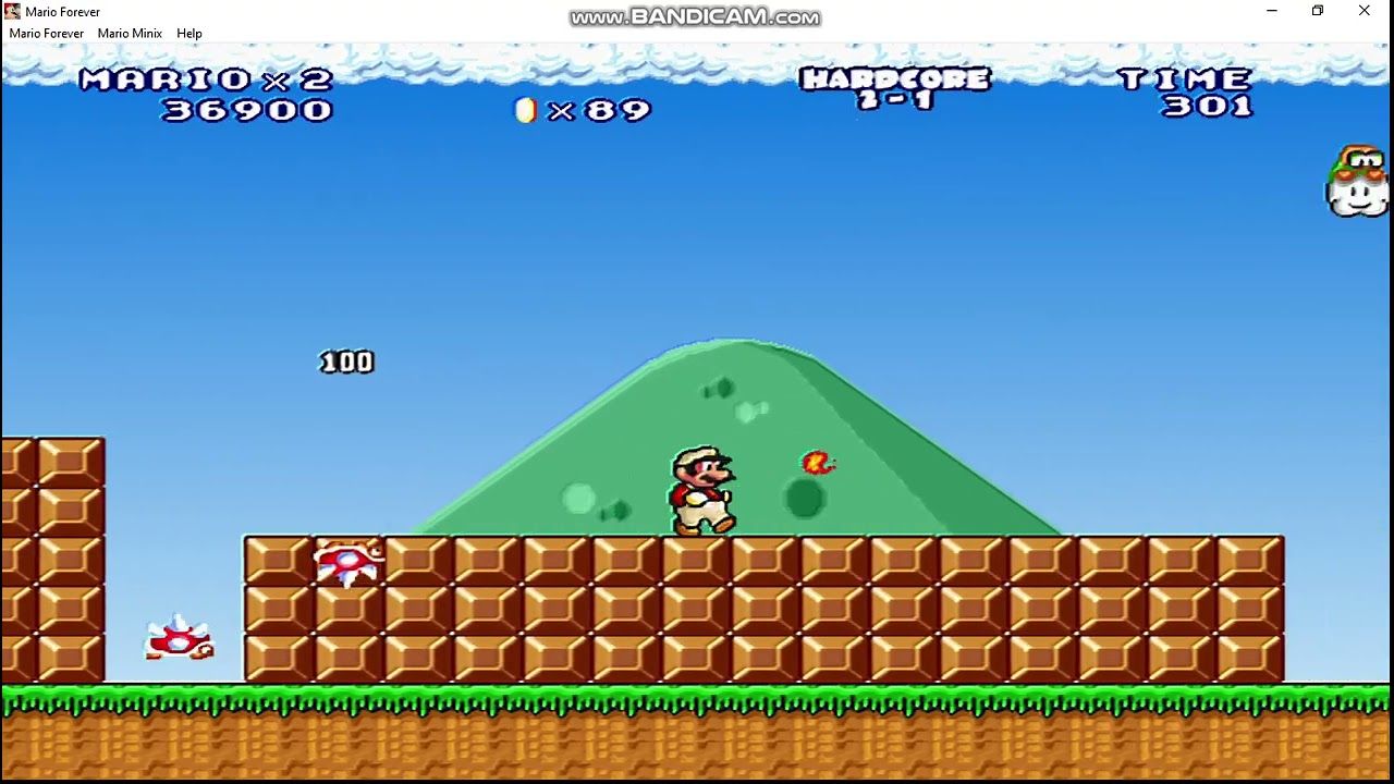 Mario Forever: But I am Speedrunning Hardcore World 2 - Level 1
