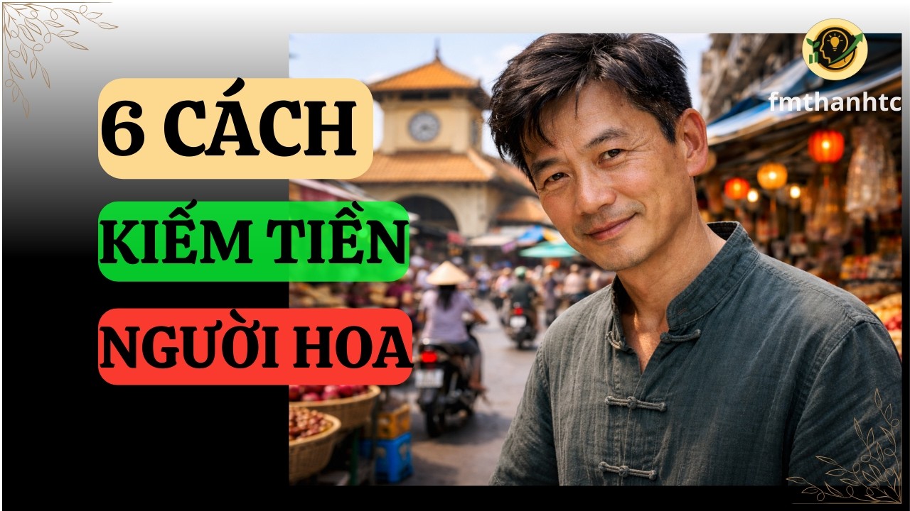 6 Cách kiếm tiền trong im lặng mà Người Hoa luôn giấu kín #tuduylamgiau #kiemtien