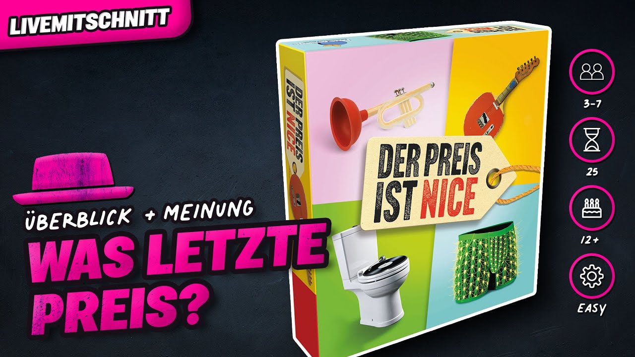 DER PREIS IST NICE - Brettspiel - Der Pile ist geil
