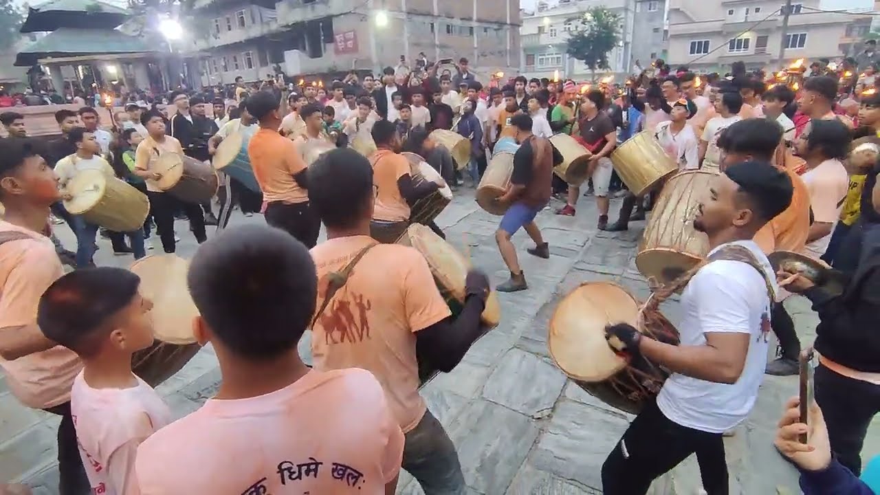Dhime Baja Jam Session (Madhyapur thimi) #biskajatra #newyear2081 #dhimebaja #thimi #jatra