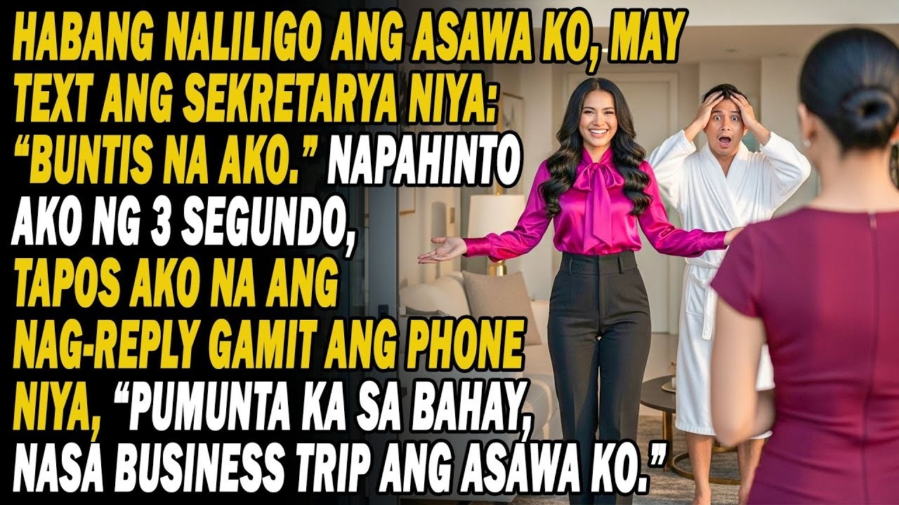 Habang Naliligo Ang Asawa Ko🛀May Text Galing Sa Sekretarya📲