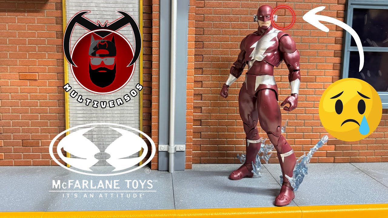 Unboxing y revisión LOS ERRORES de Dark Flash Walter West New Kid In Town McFarlane Toys en español
