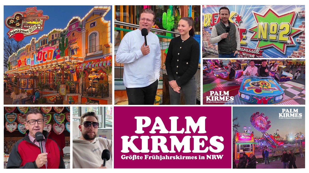 Reportage Palmkirmes Recklinghausen 2026 | Alle Neuheiten | Rundgang mit Richard Abendroth und mehr