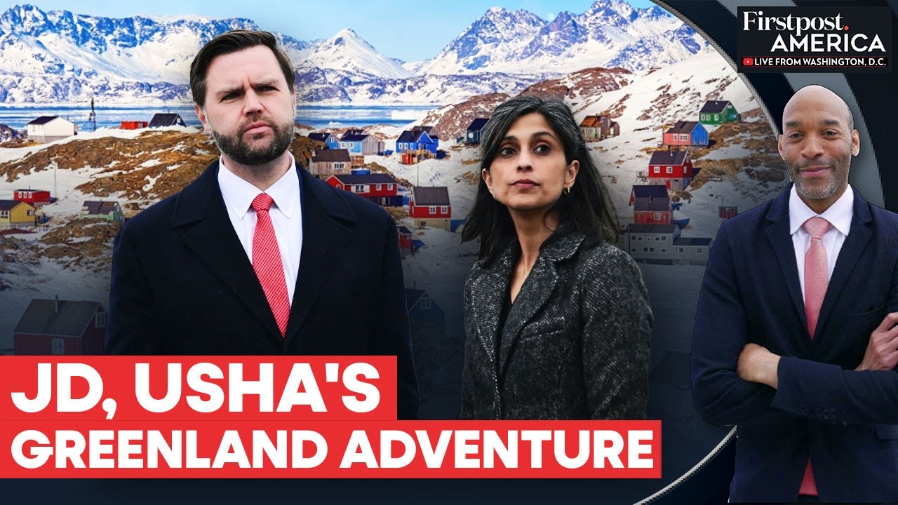 JD Vance, Usha in Greenland amid Trump's Threats to Annex Territory | Firstpost America | N18G
