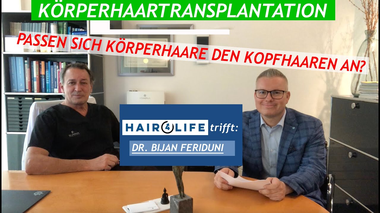K&ouml;rperhaartransplantation | BHT | Erfahrung | Passen sich K&ouml;rperhaare den Kopfhaaren an? | Beratung