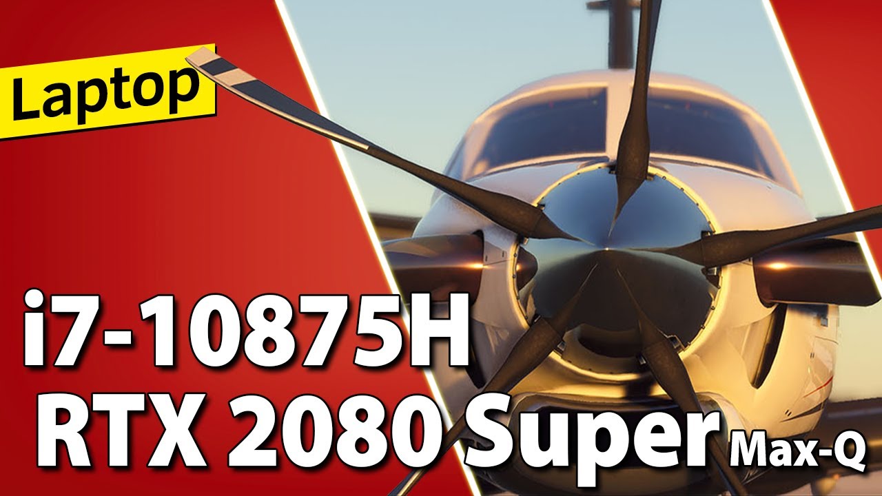 i7-10875H + RTX 2080 Super Max-Q Laptop // Test in 10 Games
