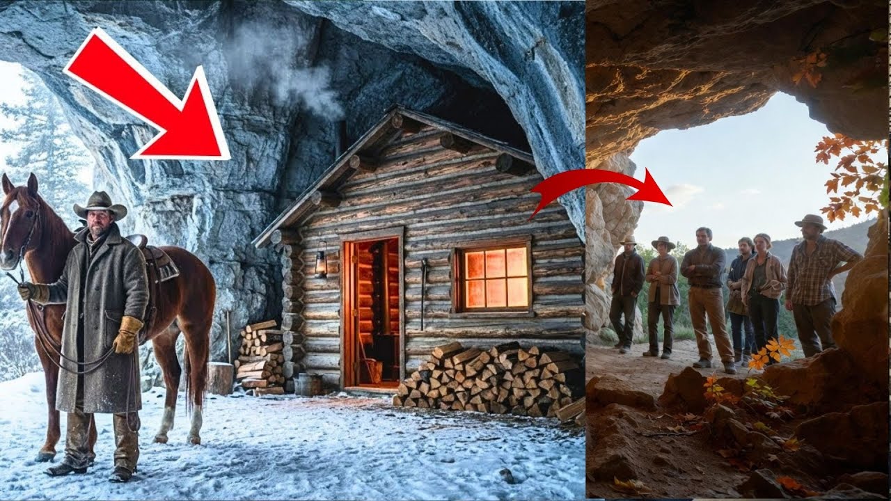 Ils se sont moqués de sa maison dans une grotte… jusqu’au pire blizzard de l’Histoire ❄️🏔️