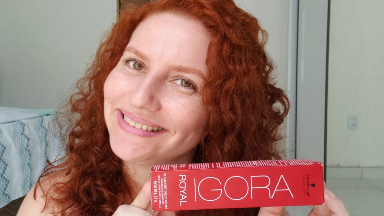 Igora Royal 8-77 + 8-1| Ruivo doce de leite - Mudei de tinta
