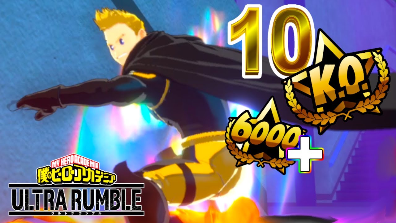 Locked-In Mirio drops 10 KOs with 8000+ Damage in Crazy Non-stop Game | My Hero Ultra Rumble