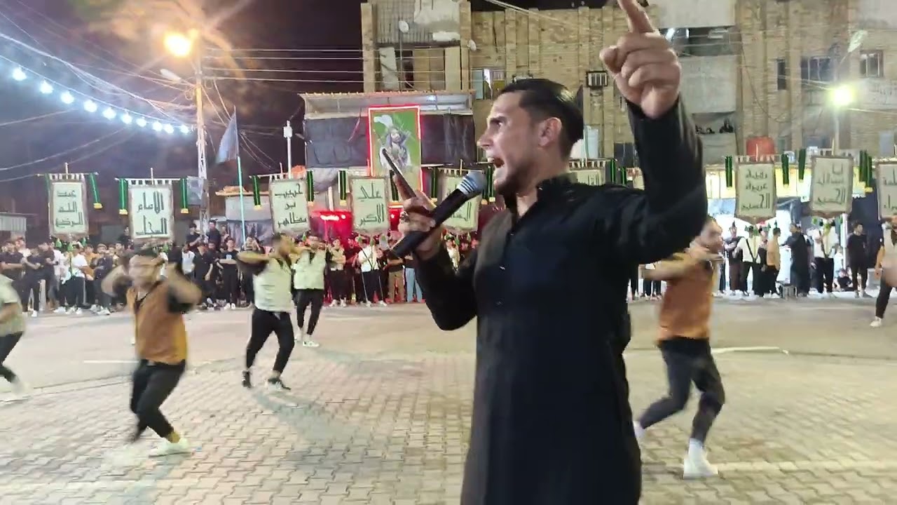 بيارق كون بت حيدر تلاكيهه #مله مهدي البكراوي استعراض موكب شباب ام البنين #الموفقيه