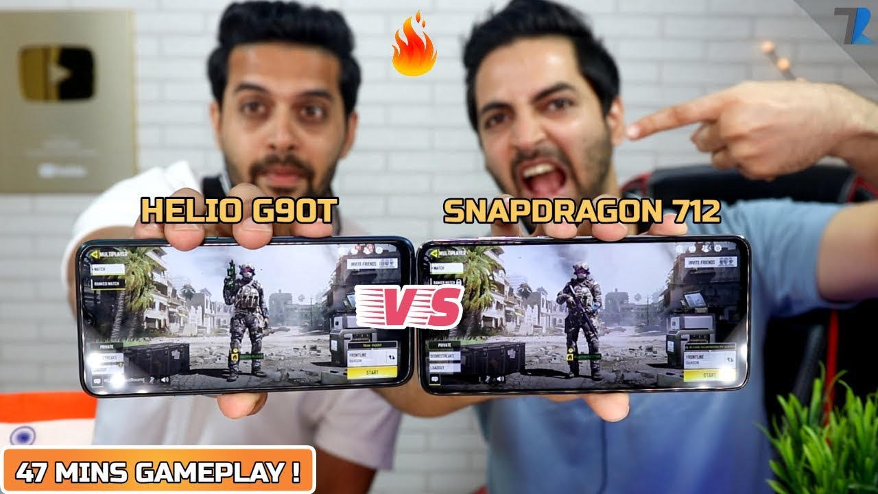 Redmi Note 8 Pro (MEDIATEK Helio G90T) vs Realme 5 Pro (SD 712) - Intense Gameplay & Heat Test !