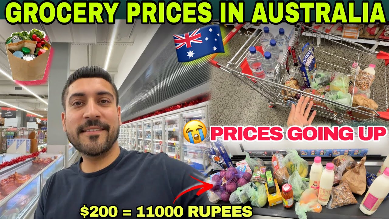 GROCERY SHOPPING IN AUSTRALIA 🇦🇺 PRICES GOING UP 😭WEEKLY GROCERY $200😱