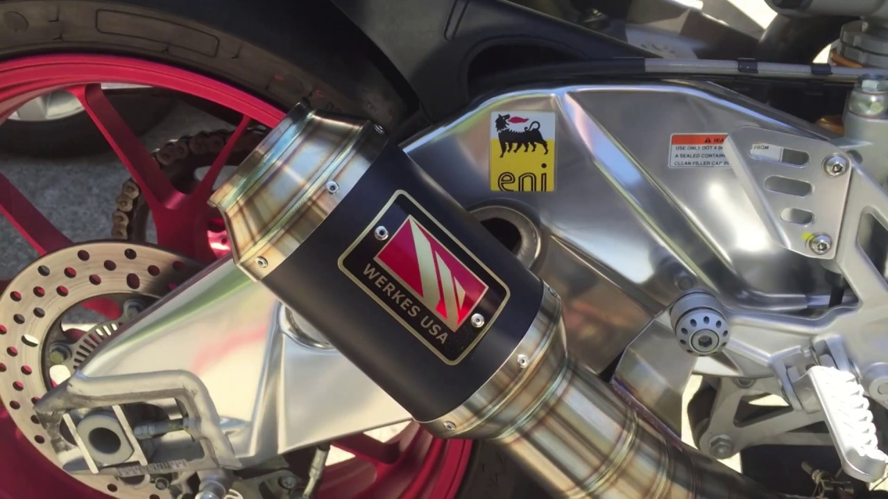RSV4 RF Exhaust Comparisons - Competition Werkes