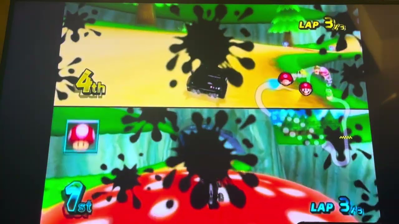 Mario Kart Wii 50cc Mushroom Cup Mario vs Baby Mario