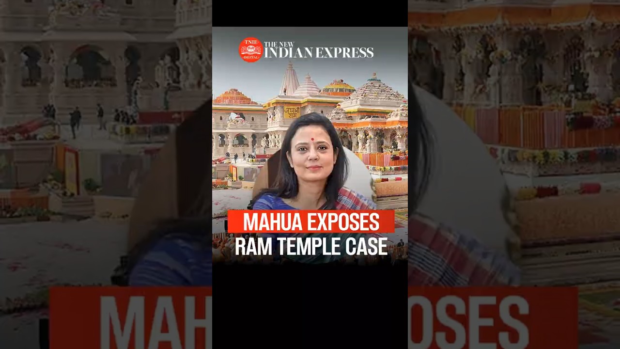 TMC MP Mahua Moitra gives breakdown of Ram temple funds theft case