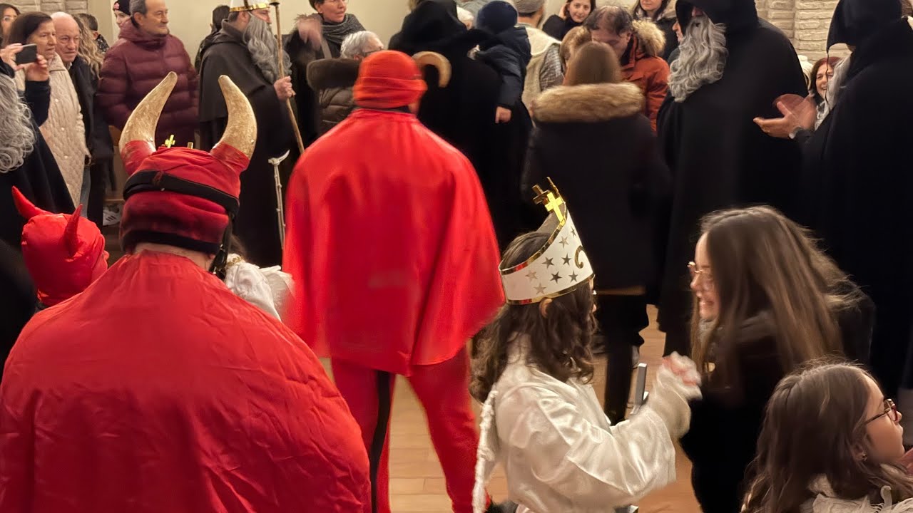 Canto del sant'Antonio a Petacciato: scena finale la lotta tra il santo e il Diavolo!