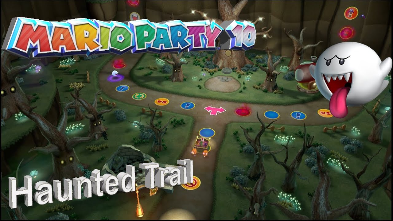 Mario Party 10 Haunted Trail 3 Player
