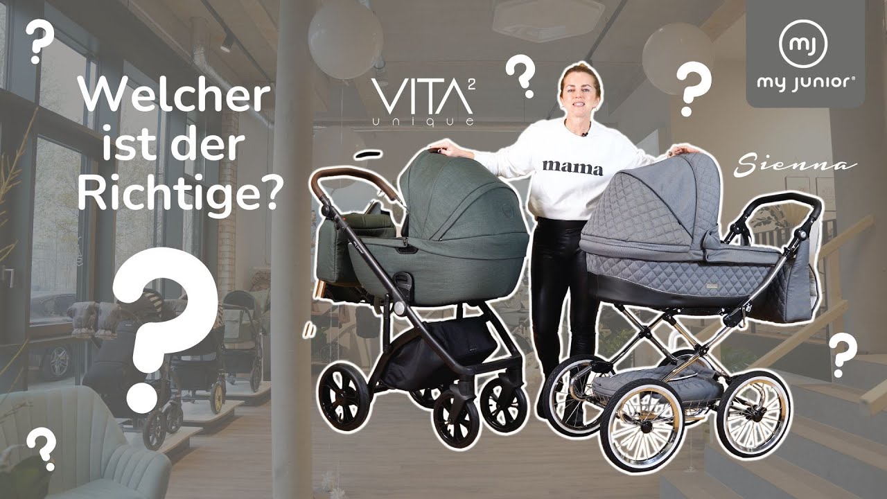 Kinderwagen-Vergleich: VITA unique 2 vs. Sienna | Dein neuer Kombikinderwagen von My Junior 💚