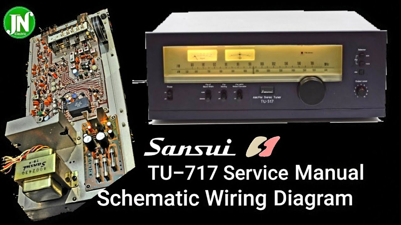 Sansui TU-717 radio receiver FM stereo + AM review schematic wiring diagram