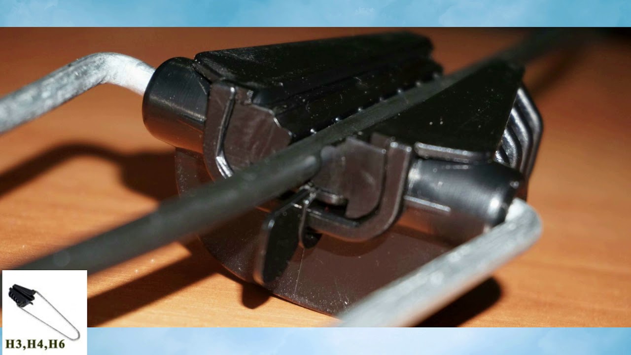H3 tension anchor clamp - Wedge type tension clamp H3, H4, H6 for cable suspension, dead-end clamp.
