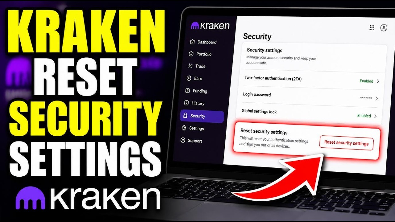 Как сбросить настройки безопасности Kraken &mdash; Полное руководство