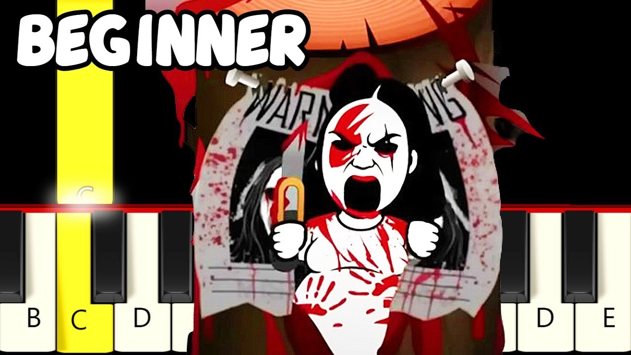 MOST HORRIFYING Sprunki Phase 9 NEW REMASTERED - Easy Piano Tutorial