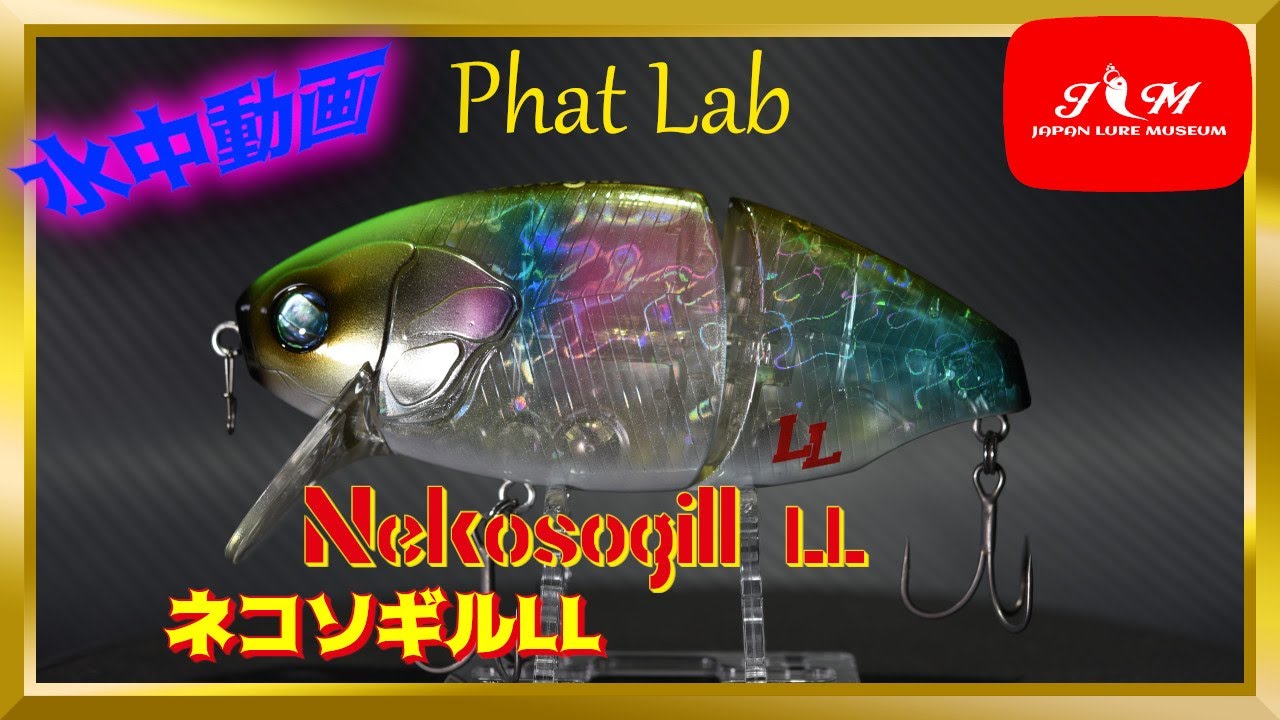 【水中動画】【NEKOSOGILL LL】次の異一手にネコソギル　ファットラボ　ネコソギルLL　ねこそぎる