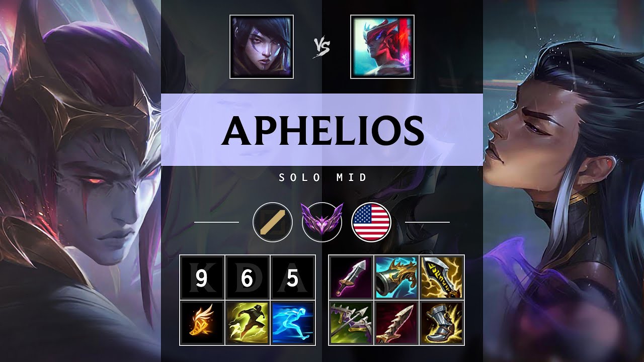 Aphelios Mid vs Yone - NA Master Patch 25.16