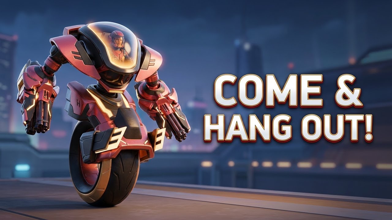 Come and hang out. | Playing Mech arena #16