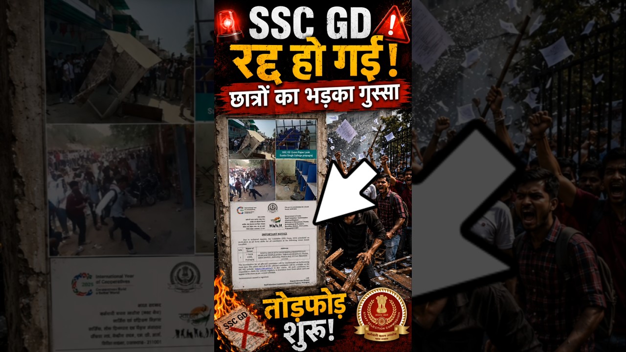 SSC GD Paper Leak 2026 Today News? 🚨 SSC GD Exam Cancel Update | SSC GD 2026 Latest News #sscgd #rrb