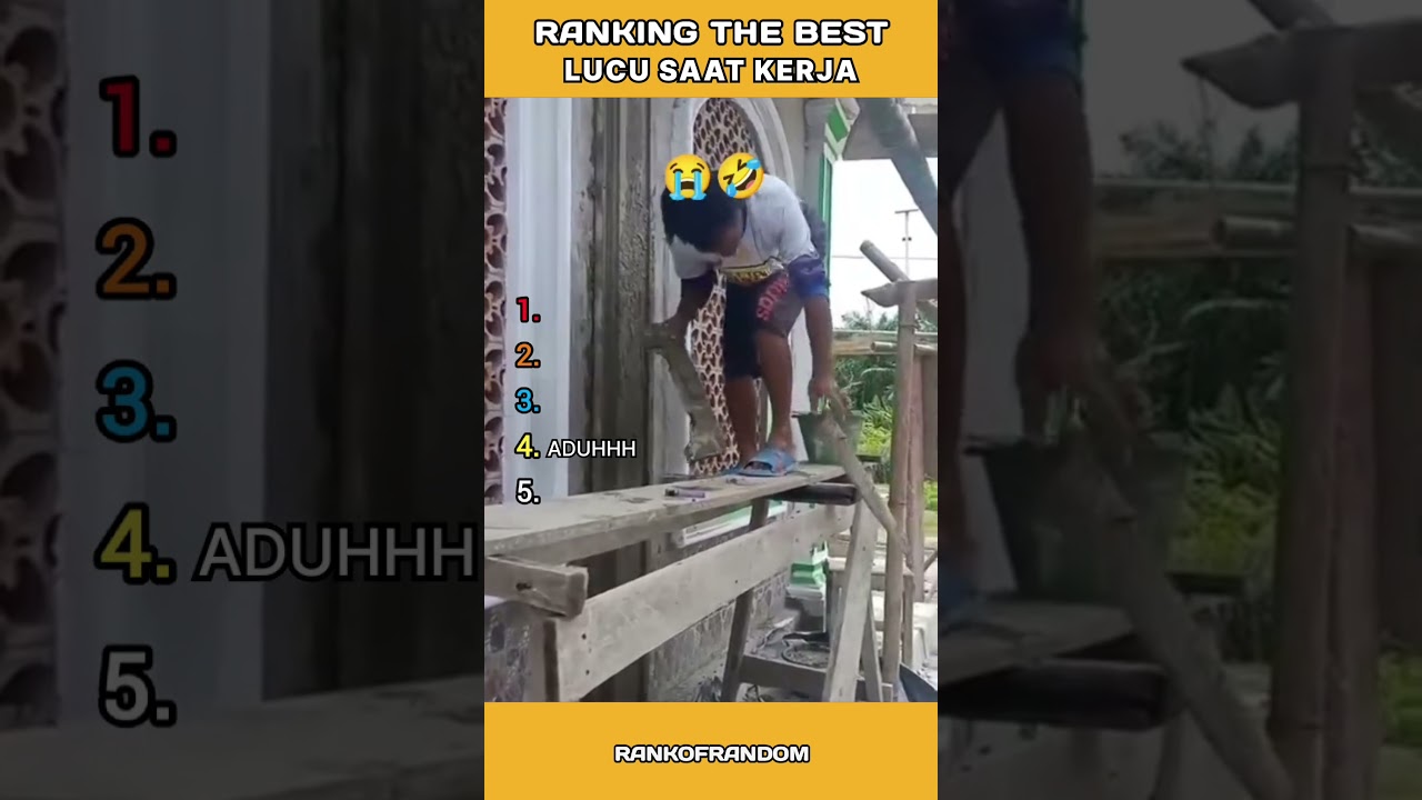 Ranking Best Lucu Saat Kerja #rankofrandom #rankplay #funny #lucu