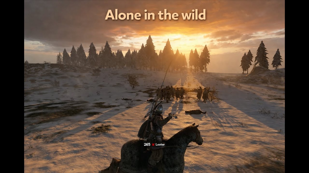 Mount and Blade 2 Bannerlord: one man army hunting bandits