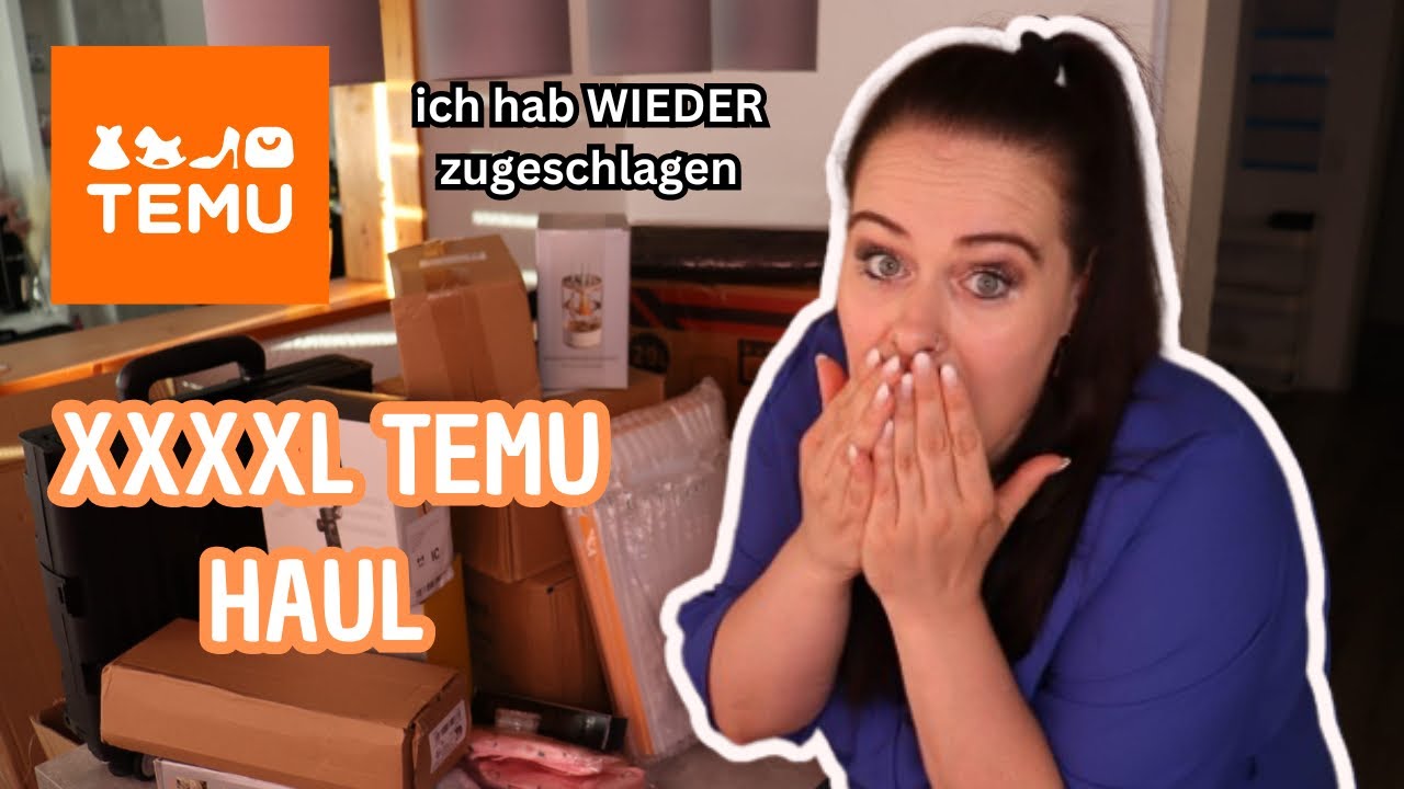 Ich hab's übertrieben 😱 XXXL TEMU HAUL 🤑