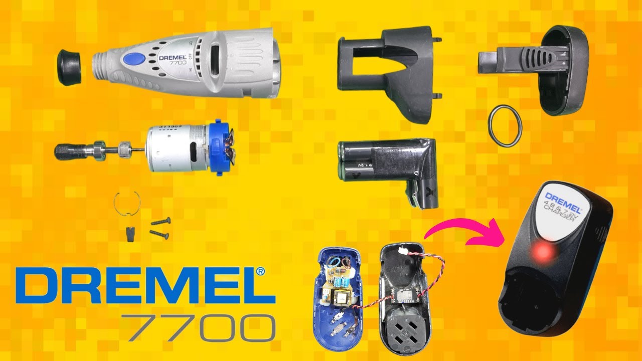 Revisión Completa Dremel 7700 + Intento de Reparación del Cargador + Modificación Cargador