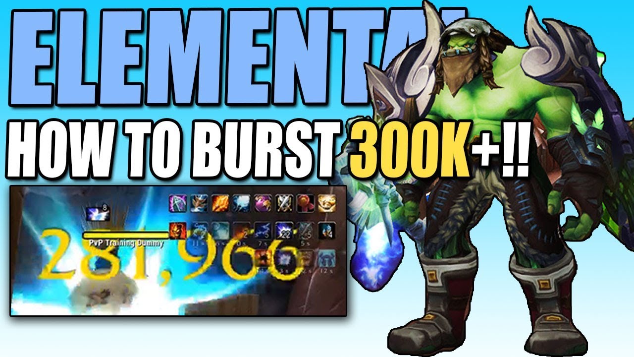 💥BURST GUIDE: 300k+ DAMAGE: ELEMENTAL SHAMAN PvP GUIDE