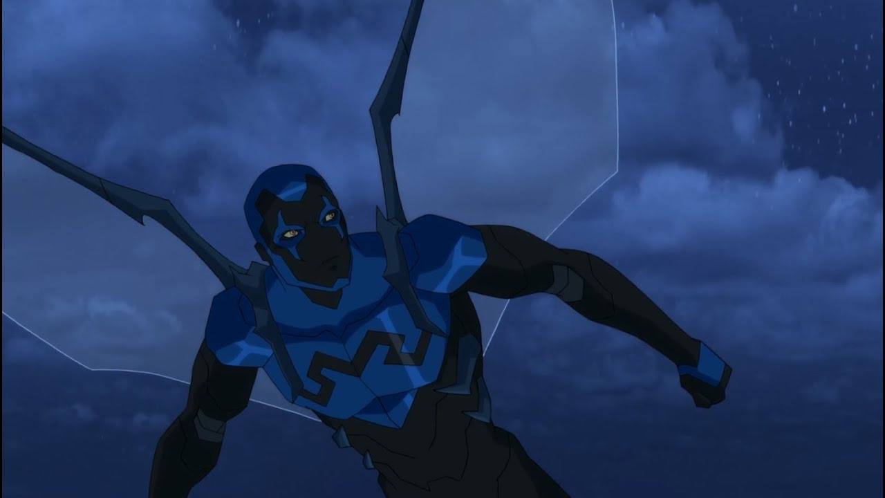Blue Beetle Powers and Fight Scenes - Young Justice