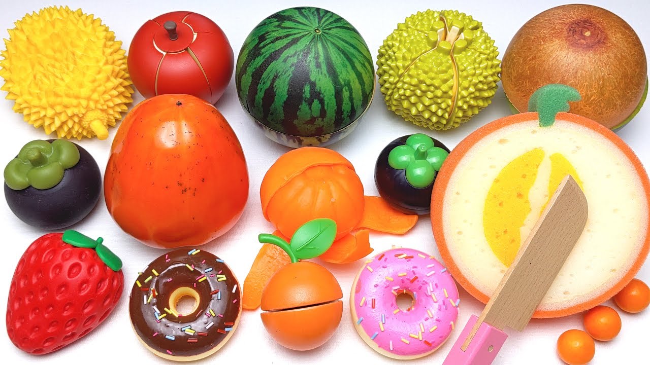 9 Minutes Satisfying Video | Relaxing Cutting Wooden Fruits and Vegetables ASMR #2