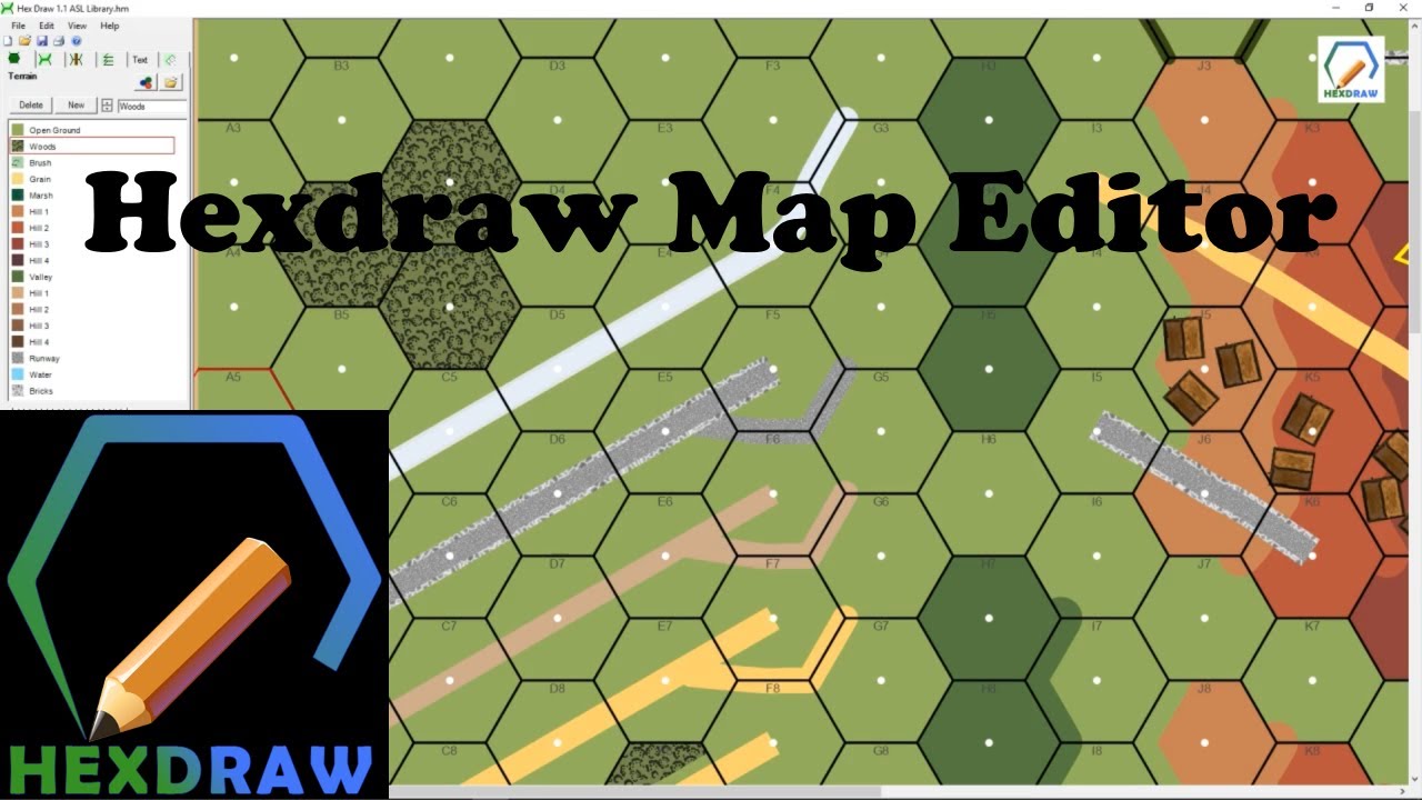 Hexdraw map edit