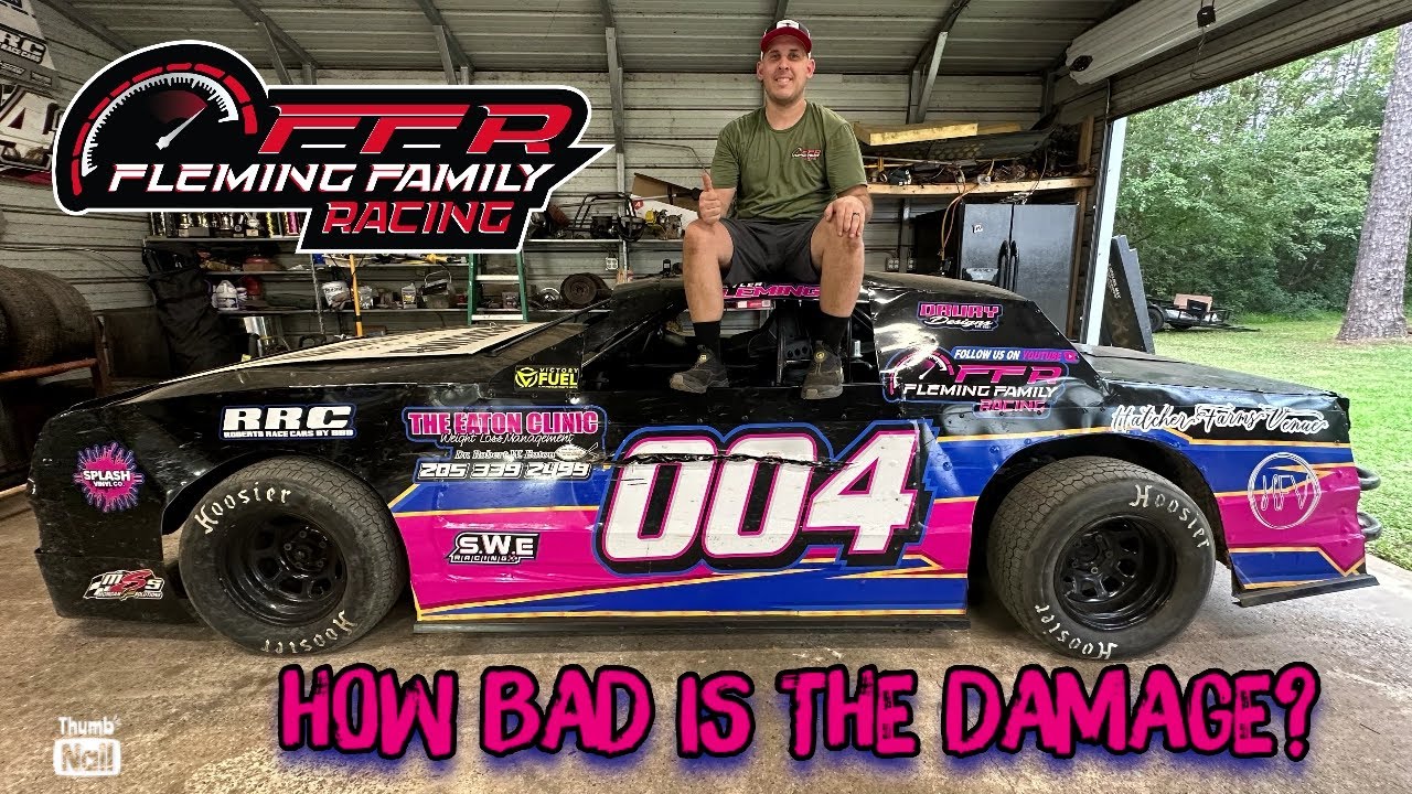 Pure Stock Race Car Damage Report / Off-Season Plans
