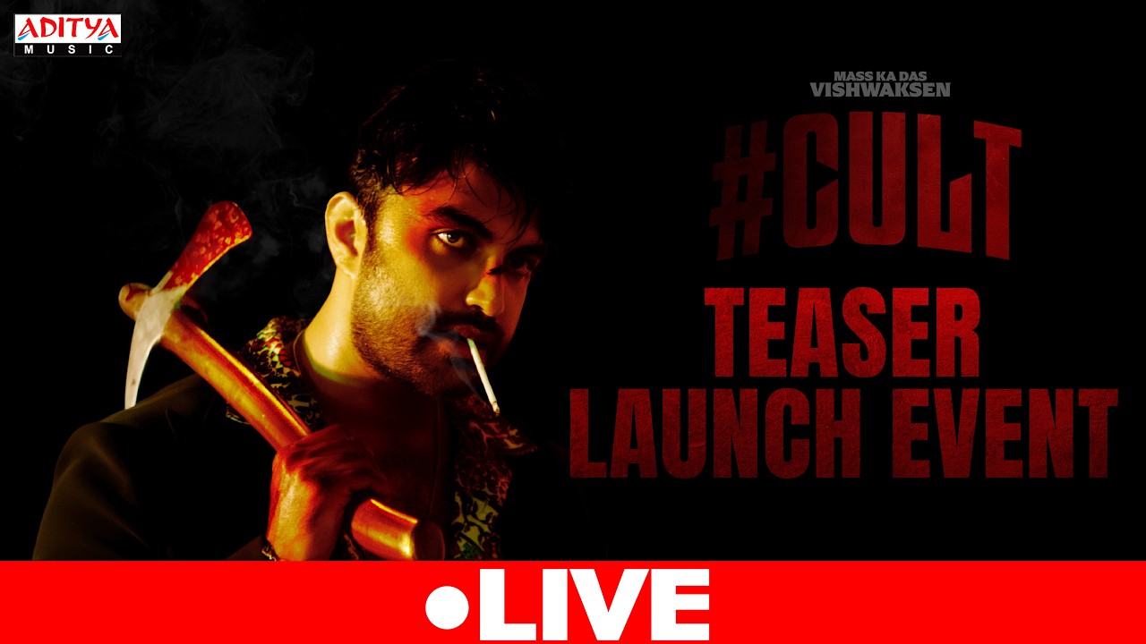 #CULT Red Band Teaser - India's First Slasher Launch Event LIVE | Vishwaksen | Ravi Basrur