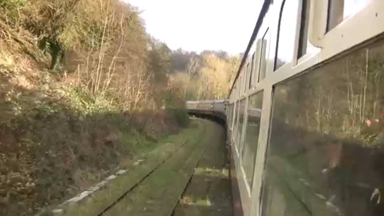 The Shropshire Union Railtour 10 1 2015   Part 4   Ironbridge Coalbrookdale and Madeley Junction