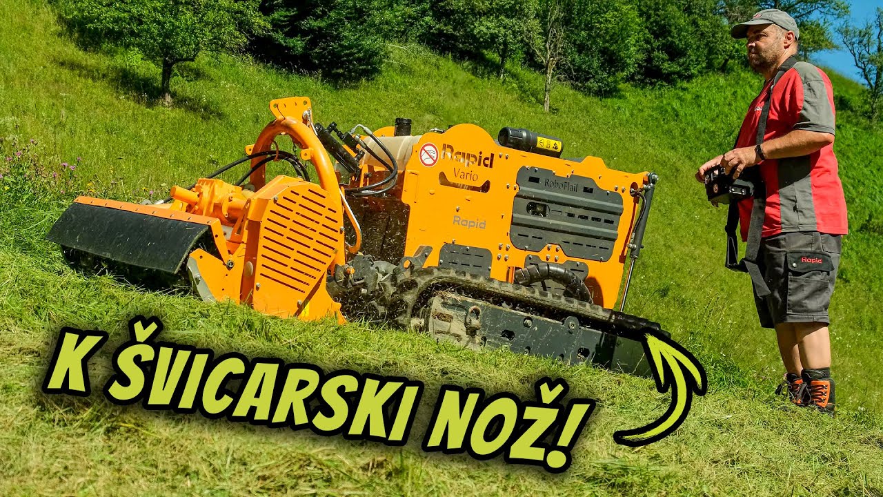 V strminah z Rapid traktorji in priključki!