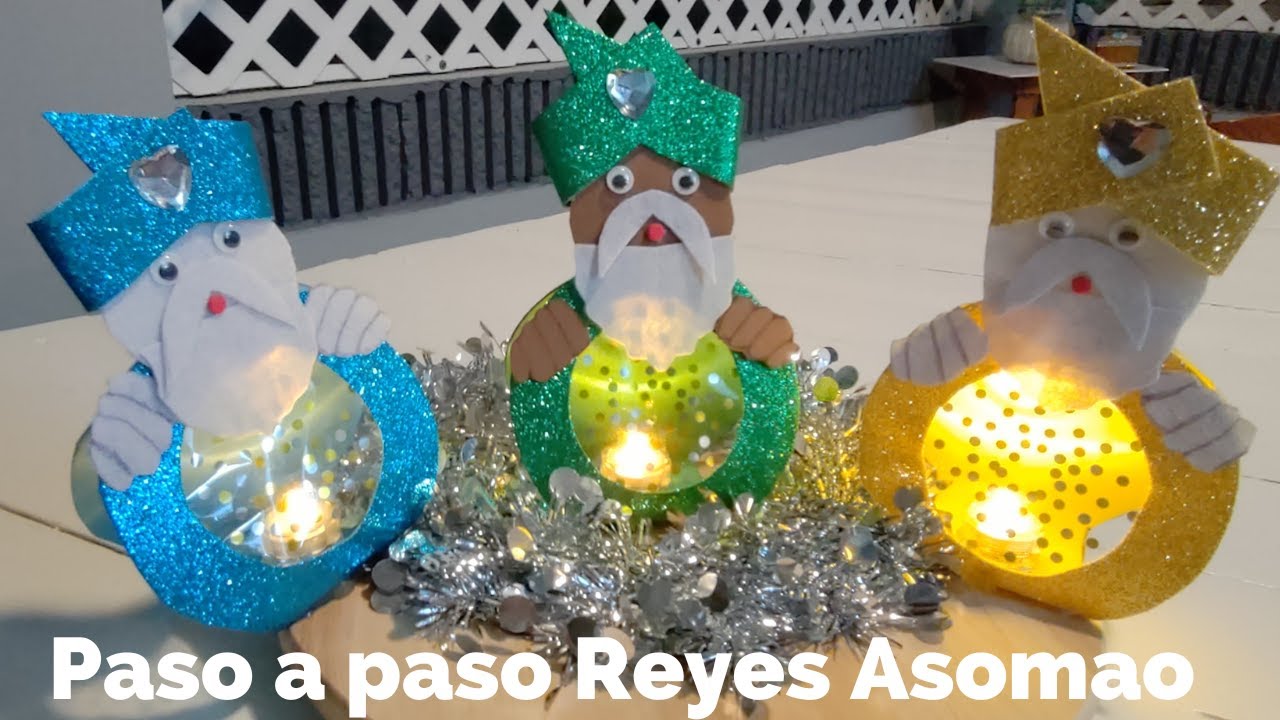 Paso a paso Reyes asomao/Step by step Reyes peeped out