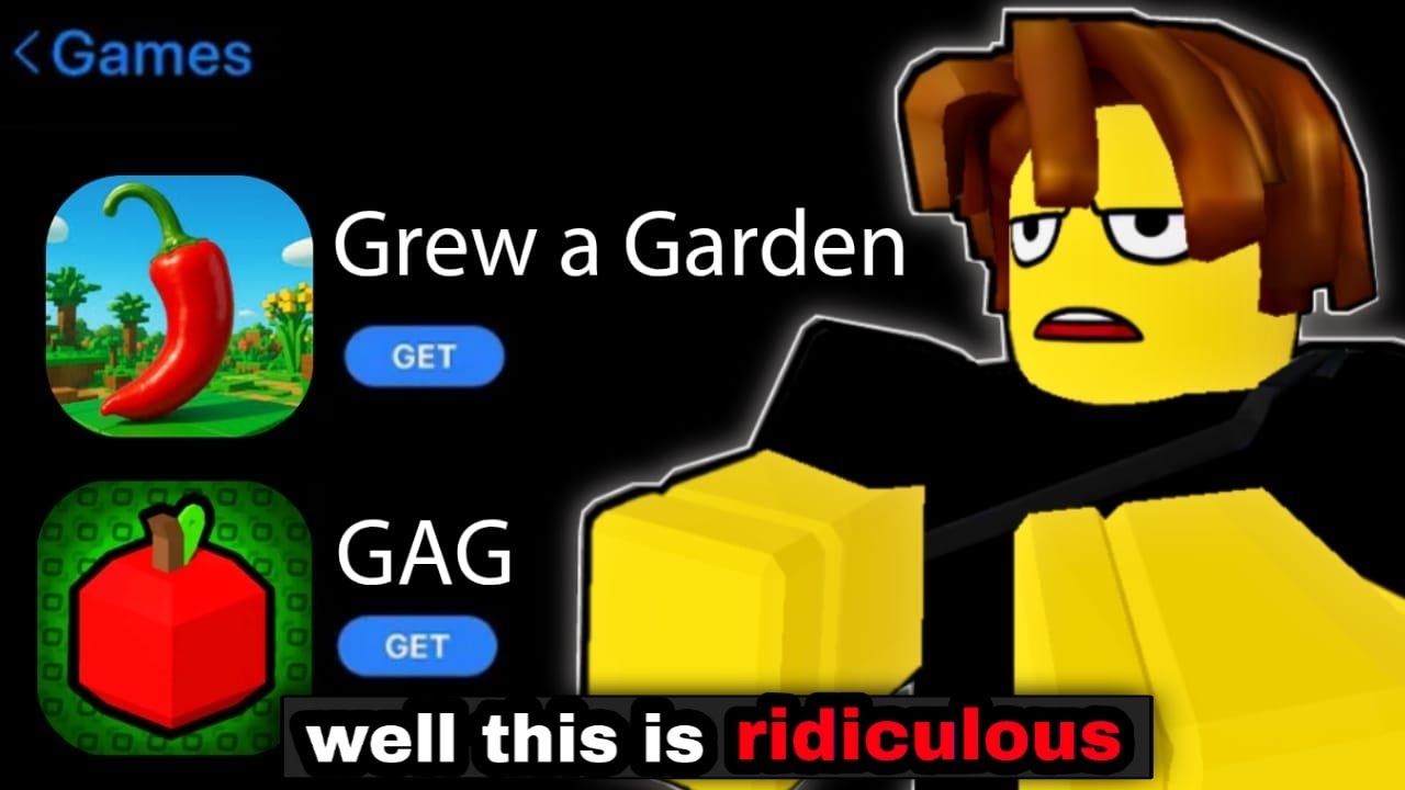 Playing App Store Grow A Garden Rip-Offs🥀