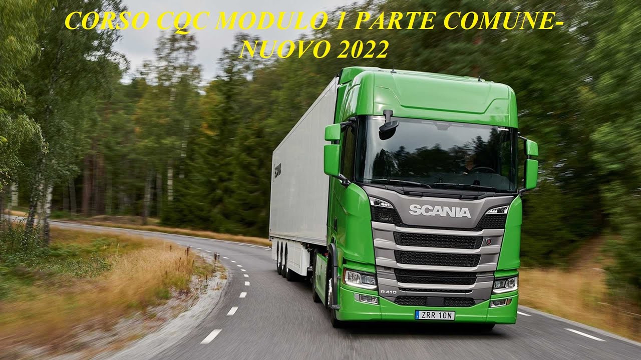 CORSO CQC MODULO 1 PARTE COMUNE-NUOVO 2022
