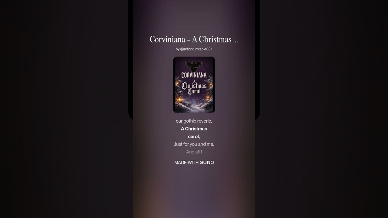 A Christmas Carol #darkcabaret  #christmassong