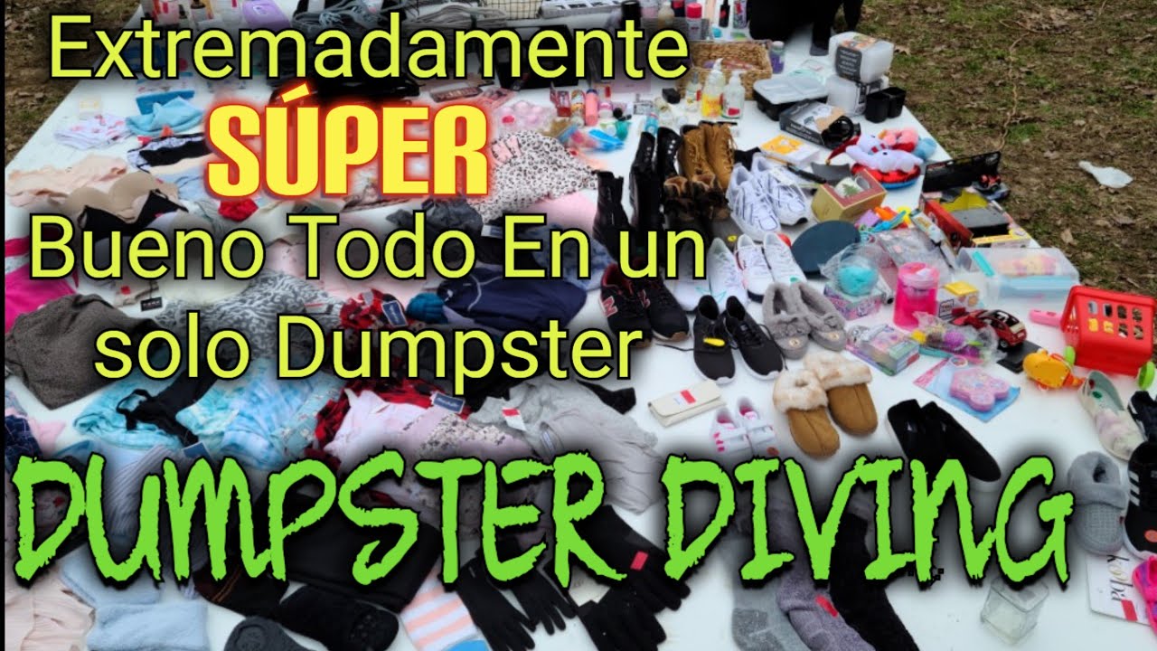 ♻️Super😱EXTREMADAMENTE BUENO Todo En un Solo Dumpster/Lo Que Tiran en USA 🇺🇸Dumpster Diving