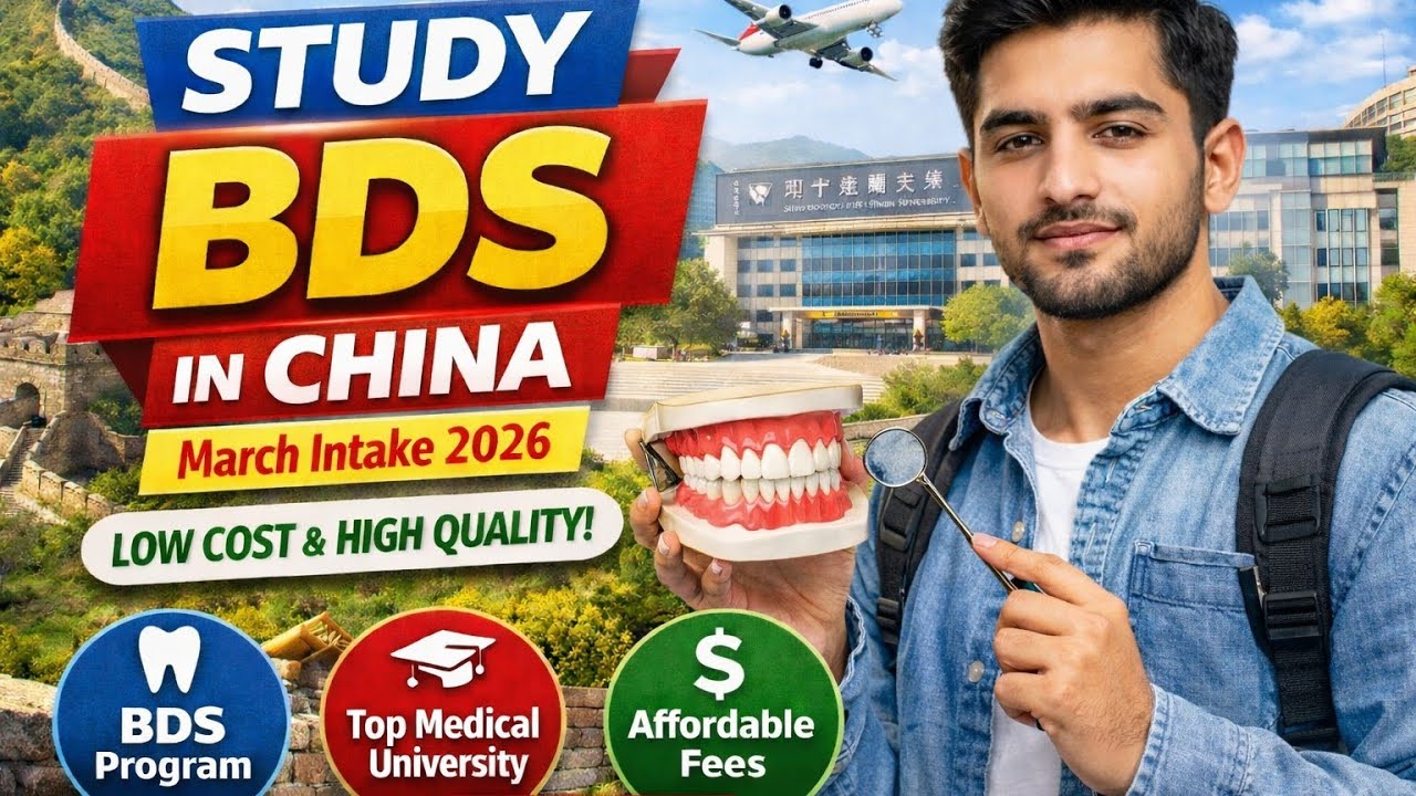 🦷 Become a Dentist! BDS in China 2026 March Intake at SDFMU | Full Fee Details & Scholarships