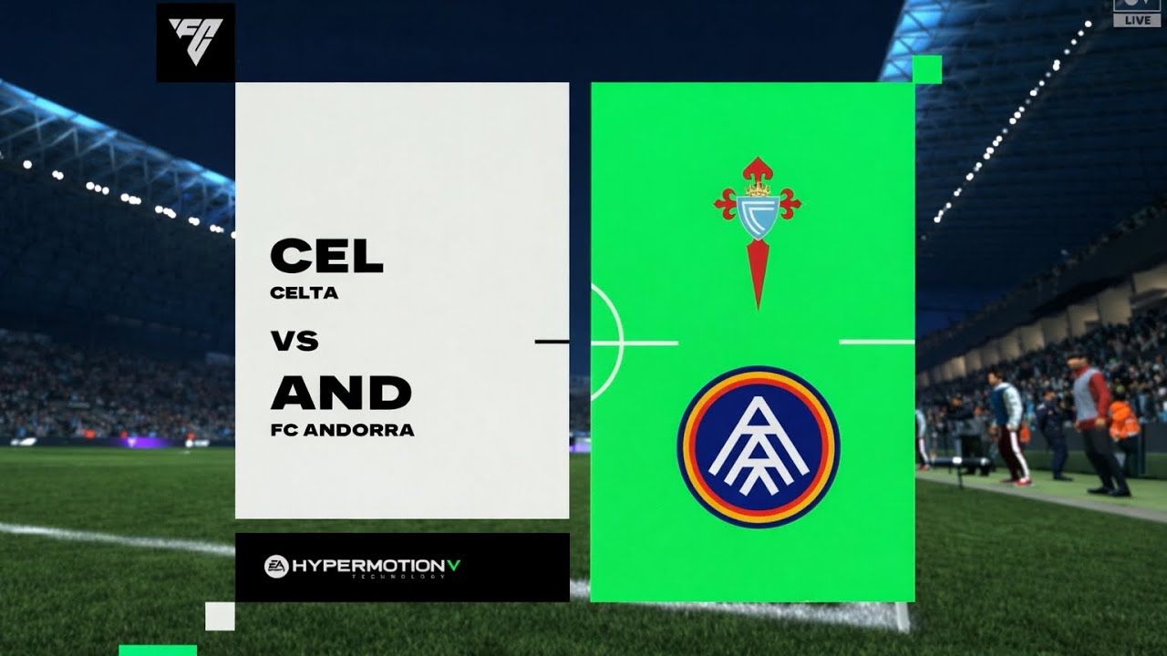 RC Celta de Vigo v FC Andorra | Copa del Rey 33/34 Round of 32 | FC26 Career Mode