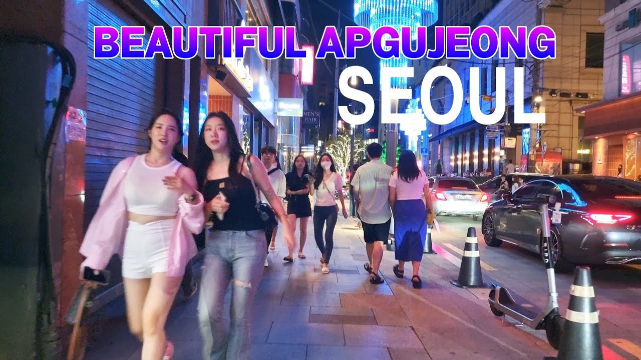 [4K] Beautiful Apgujeong rodeo street is really Gangnam style like no other